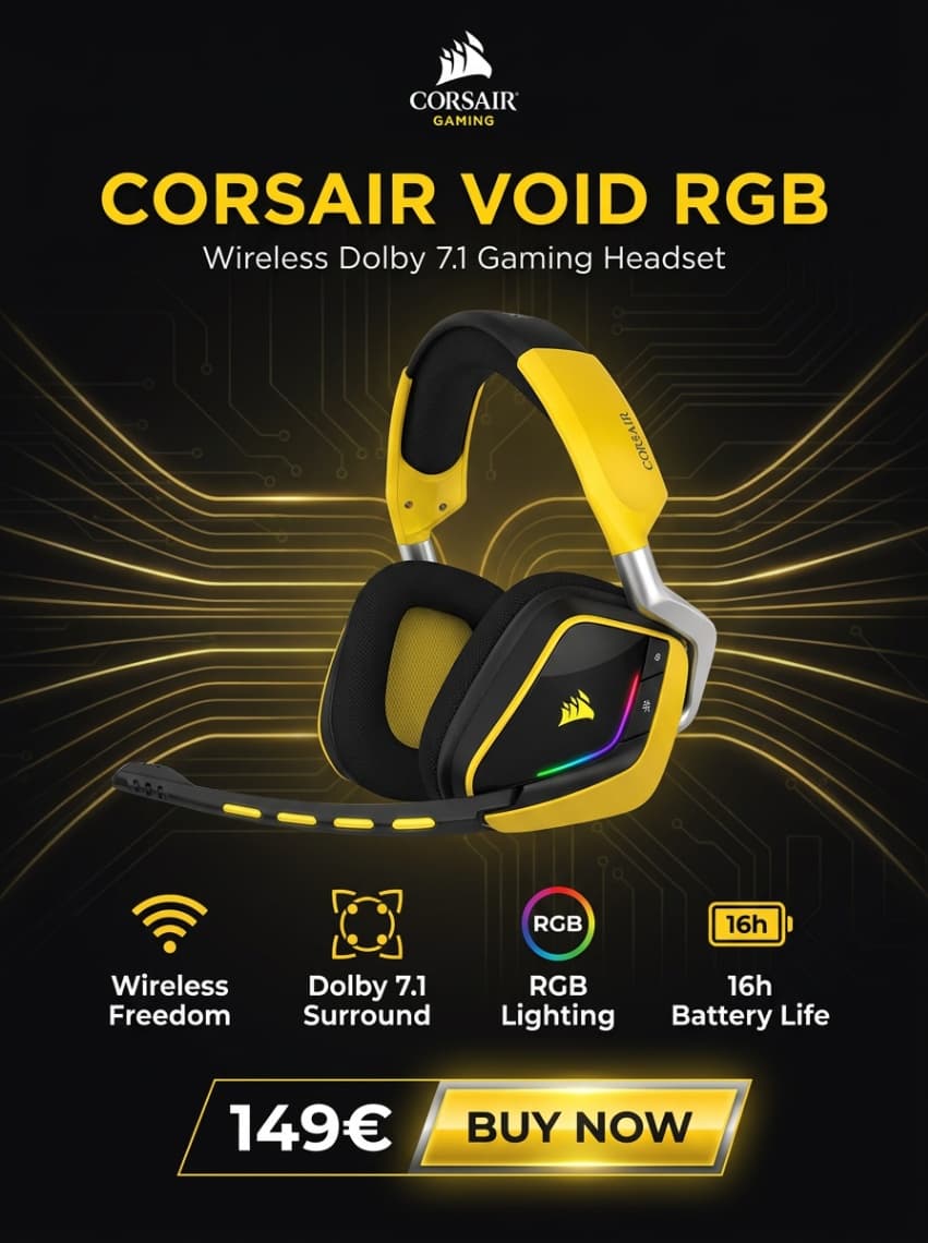 Corsair VOID Pro RGB Wireless SE