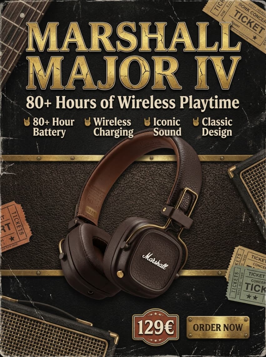 Casque Marshall Major IV