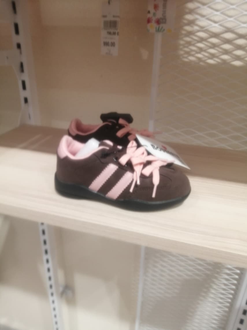 Baskets Confortables Marron Rose Fille